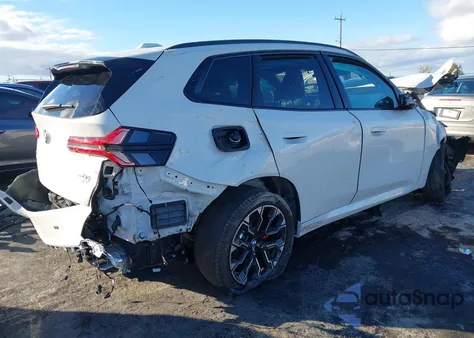 2025 BMW X3 M50 xDrive from USA, damaged, VIN 5UX73GP09S9072719